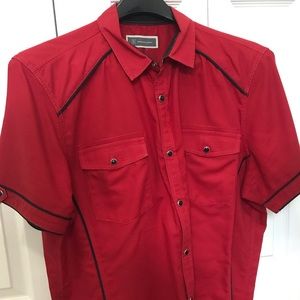 INC International Concepts button up Pearl snap